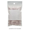 Bag, Tite-Lip™, plastic, clear and white, 2x3-inch top zip with block and hole. Sold per pkg of 100. image number 0