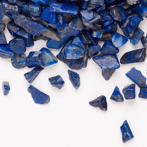 Inlay chip 1pkg1 lapis lazuli, mini undrilled, 50 gram dyed
