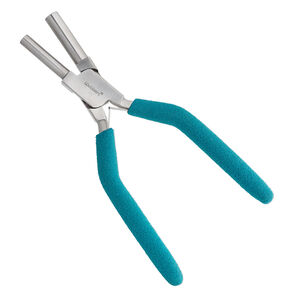 Pliers, Wubbers&reg; Designer Mandrel, pkg/1, large bail-making, steel and rubber, 7.25 inches.