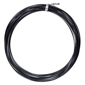 Wire, anodized aluminum, black, 1.2mm square, 16 gauge. Sold per pkg of 45 feet.