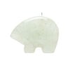 Green aventurine 1pkg1, half-drilled Zuni-style bear focal natural, 28x19mm-33x25mm light image number 1