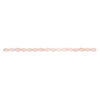 Mother-of-pearl shell 1pkg1, flat oval bead 15 inch light pink 14x10mm-15x11mm image number 1