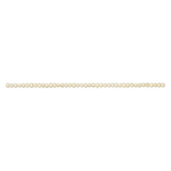 Freshwater pearl 1pkg1, semi-round, 15 inch daffodil 6-7mm cultured image number 1
