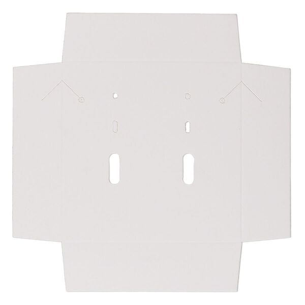Insert, paper, white, 3-inch square. Sold per pkg of 10. image number 0