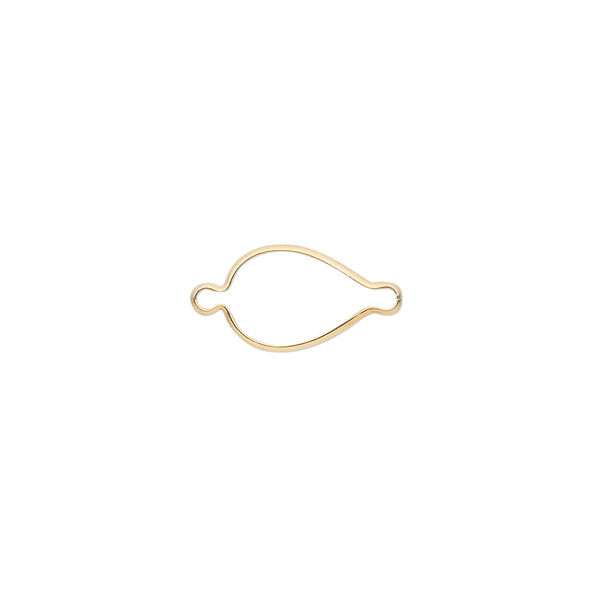 Link, Wrap-Tite®, 14Kt gold-filled, 10x7mm pear setting. Sold per pkg of 2. image number 0