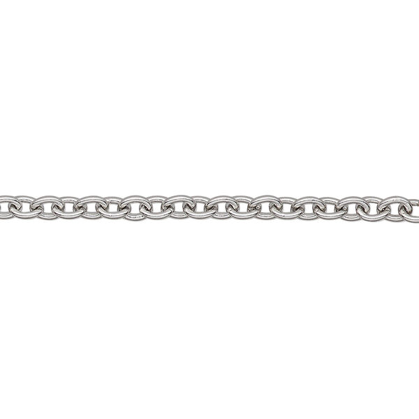 Chain, stainless steel, 3mm cable. Sold per 50-foot spool. image number 0