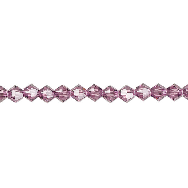 Bead 48pk iris, Crystal Passions® 4mm bicone 5328 image number 0