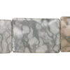 Marble 1pkg1, carved flat rectangle bead natural, 15 inch 28x21mm image number 0