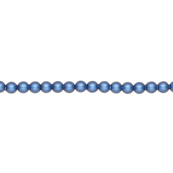 Pearl 1000pk iridescent dark blue, Swarovski® 3mm round 5810 image number 0