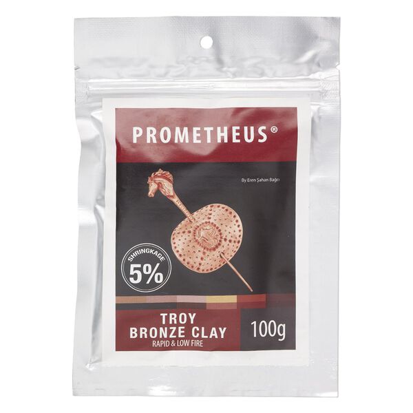 Prometheus® troy bronze clay, rapid and low fire. Sold per 100-gram pkg. image number 0