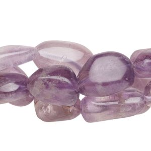 Amethyst 1pkg3, hand-cut nugget bead 14 inch mix medium