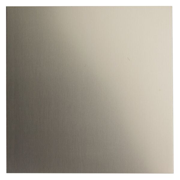 Sheet, copper / zinc / nickel, nickel silver, half-hard, 6-inch square, 24 gauge. Sold individually. image number 0