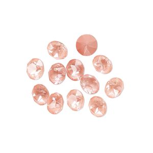 Chaton 12pk crystal flamingo ignite, Crystal Passions® 6.14-6.32mm round SS29 1088