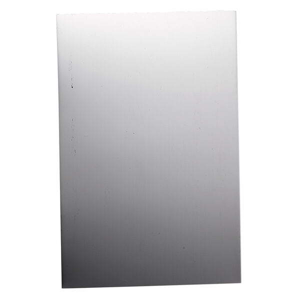 Sheet, sterling silver, half-hard with mirror finish, 20 gauge, 6x4 inches. Sold individually. image number 0