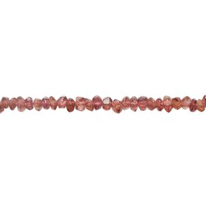 Garnet 1pkg1, hand-cut faceted rondelle bead 13 inch 3x2mm-4x2mm