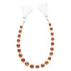 Orange kyanite (natural) 1pkg21, hand-cut top-drilled puffed teardrop bead, graduated 6-9mm image number 2