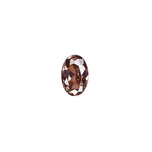 Gem, cubic zirconia, alexandrite purple, 6x4mm faceted oval, Mohs hardness 8-1/2. Sold per pkg of 2. image number 0