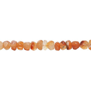 Carnelian 1pkg1, hand-cut tumbled faceted rondelle bead, light to dark 13 inch 4x2mm-7x6mm
