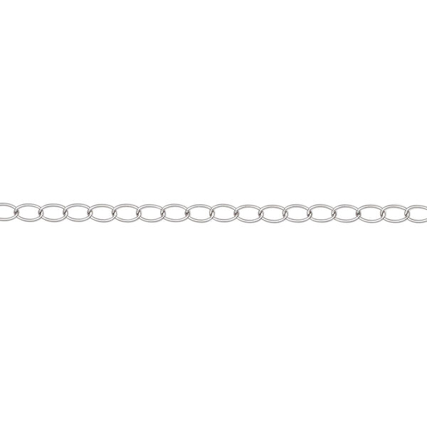 Chain 1pkg1 curb, 1.9mm, stainless steel 50 foot unfinished image number 0