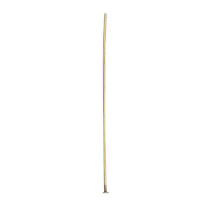 Head pin 1pkg500 gold-plated, 1.5 inch, 24 gauge brass antique