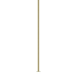 Head pin, antique brass-finished steel, 2 inches, 20 gauge. Sold per pkg of 500.