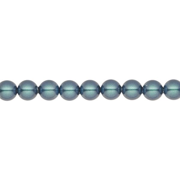 Pearl 500pk iridescent Tahitian look, Swarovski® 5mm round 5810 image number 0