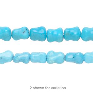 Magnesite 1pkg1, dog bone bead 15.5-16 inch 7x5mm-11x8mm