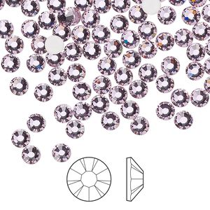 Flat back 144pk mesmera foil back, Preciosa MAXIMA Czech crystal rhinestone 3.8-4mm chaton rose round SS16
