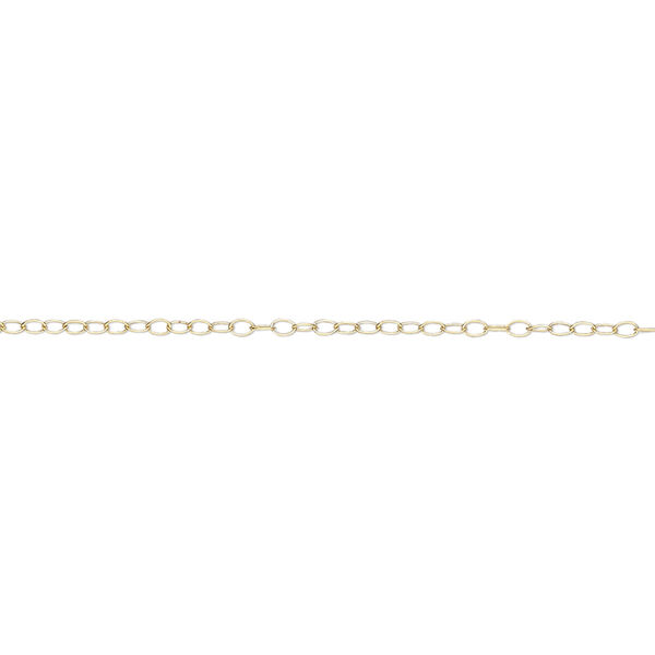 Chain 1pkg1 Gossamer™, 14Kt gold-filled, 1.2mm cable, 5 foot. image number 0