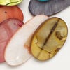 Mother-of-pearl shell 1pkg6oz, flat oval bead mix mixed colors 28x18mm-45x30mm image number 0