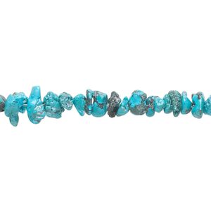 Turquoise 1pkg1, chip bead 15.5-16 inch small