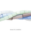 Bead mix, cat's eye glass (fiber optic glass), 4x4mm-15x6mm round tube, economy grade. Sold per (5) 15-inch strands. image number 2