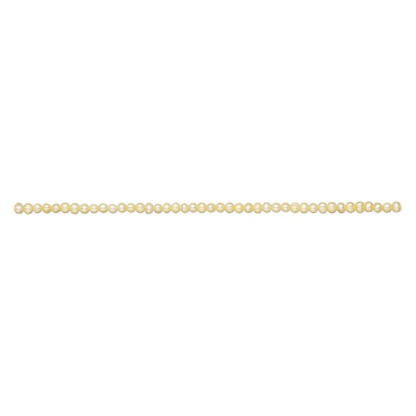 Freshwater pearl 1pkg1, semi-round, 15 inch jonquil 6-7mm cultured image number 1
