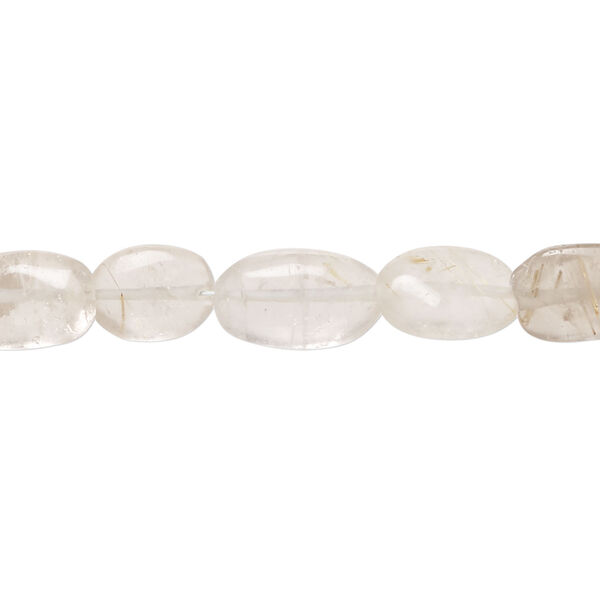 Golden rutilated quartz 1pkg1, hand-cut nugget bead natural, 13 inch mini to small image number 0
