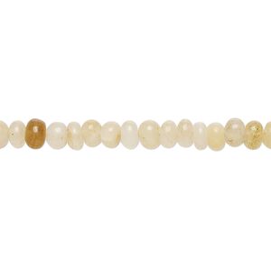 Golden "jade" 1pkg1, hand-cut rondelle bead natural 14 inch 4x2mm-5x3mm