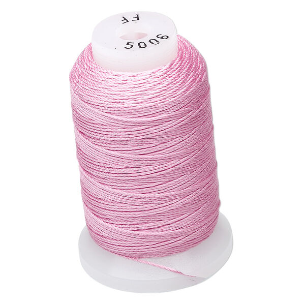 Thread, Purely Silk™, strawberry pink, size FF. Sold per 115-yard spool. image number 0
