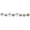 Bead, glass 1pkg8, multicolored, 12mm hand-painted round. image number 1