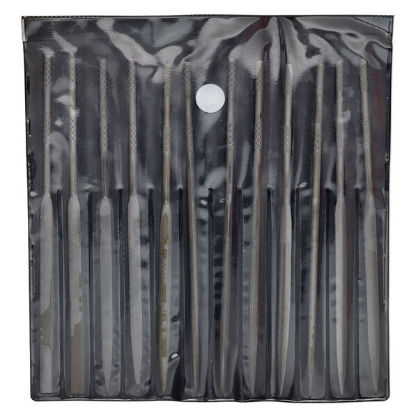 Needle files 12pk carbon steel, 4 inch image number 0
