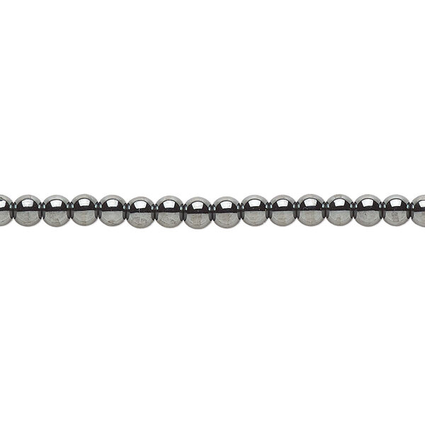 Bead, Hemalyke™ (man-made), 3mm round. Sold per 15-1/2" to 16" strand. image number 0