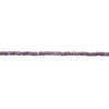 Amethyst 1pkg1, hand-cut heishi bead natural, 14 inch medium to dark 5x2mm-6x5mm image number 1