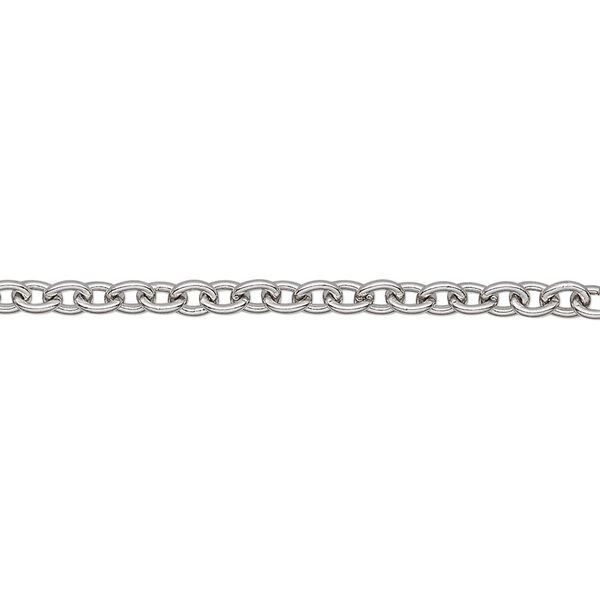 Chain, stainless steel, 3mm cable. Sold per pkg of 5 feet. image number 0