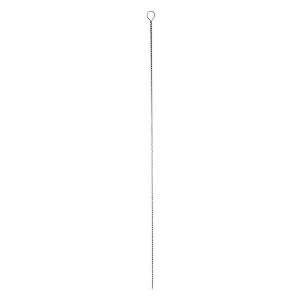 Needle, stainless steel, #10 light-medium, 2-1/2 to 3-inch twisted wire. Sold per pkg of 100. image number 0
