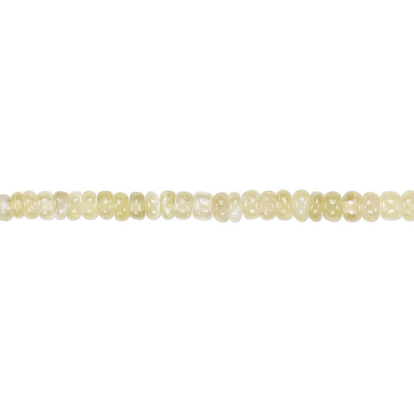 Bead, cat's eye apatite (natural), 3x2mm-4x2mm hand-cut rondelle with 0.4-0.6mm hole, B+ grade, Mohs hardness 5. Sold per 8-inch strand. image number 0