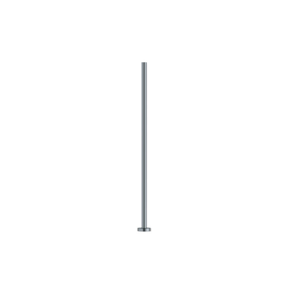 Head pin, gunmetal-plated brass, 1 inch, 21 gauge. Sold per pkg of 1,000. image number 0