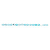 Mother-of-pearl shell 1pkg1, flat oval bead 15 inch dark sky blue 14x10mm image number 1