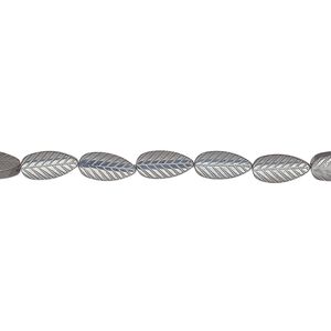Hemalyke™ 1pkg1, leaf bead 15.5-16 inch 7x4mm