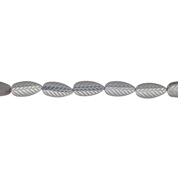 Hemalyke™ 1pkg1, leaf bead 15.5-16 inch 7x4mm image number 0