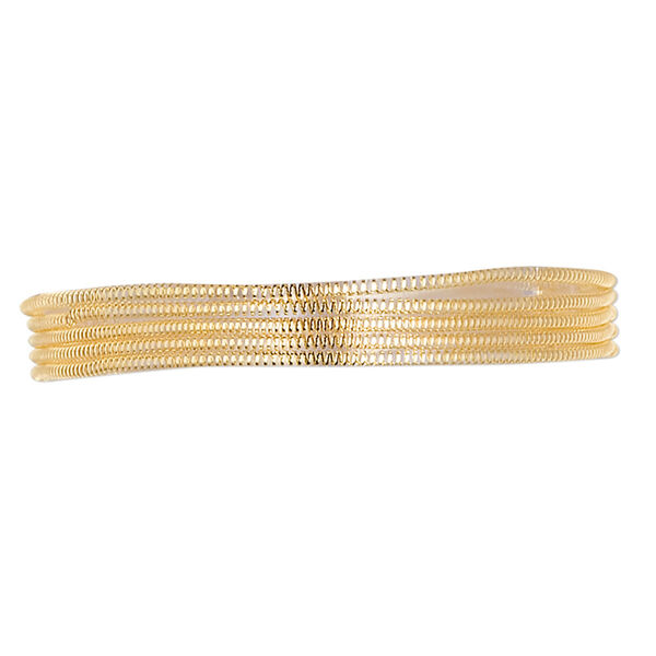 French wire, "vermeil," 0.8mm. Sold per approximately 18-inch strand. image number 0