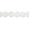 Mountain "jade" 1pkg1, wavy flat round bead, 15 inch 32-35mm image number 1