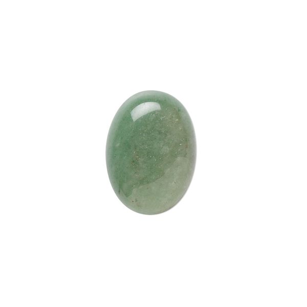 Green aventurine 1pkg4, calibrated oval cab natural 18x13mm image number 0